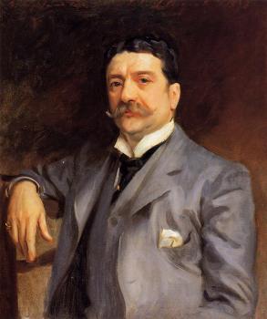 約翰 辛格 薩金特 Portrait of Louis Alexander Fagan 約翰 辛格 薩金特 Portrait of Louis Alexander Fagan